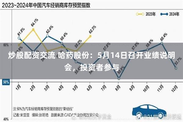 炒股配资交流 哈药股份：5月14日召开业绩说明会，投资者参与