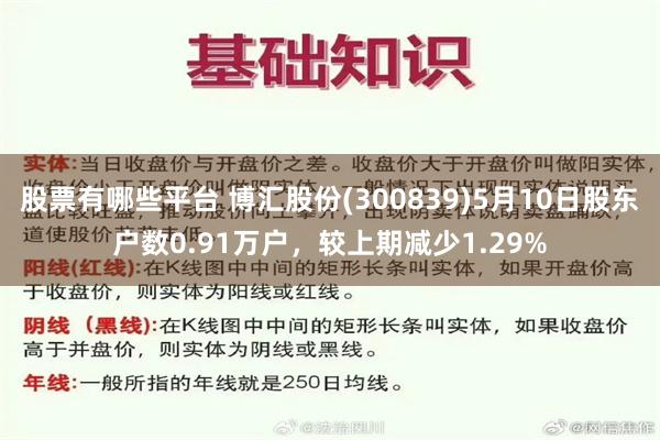 股票有哪些平台 博汇股份(300839)5月10日股东户数0.91万户，较上期减少1.29%