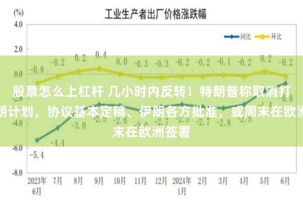股票怎么上杠杆 几小时内反转!特朗普称取消打击伊朗计划,协议基本定稿、伊朗各方批准,或周末在欧洲签署