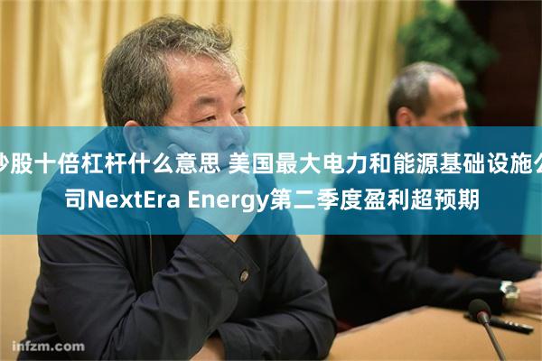 炒股十倍杠杆什么意思 美国最大电力和能源基础设施公司NextEra Energy第二季度盈利超预期