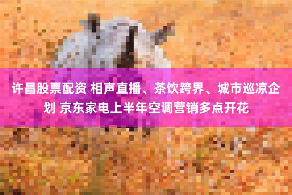 许昌股票配资 相声直播、茶饮跨界、城市巡凉企划 京东家电上半年空调营销多点开花