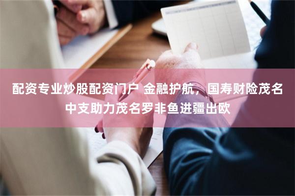 配资专业炒股配资门户 金融护航，国寿财险茂名中支助力茂名罗非鱼进疆出欧